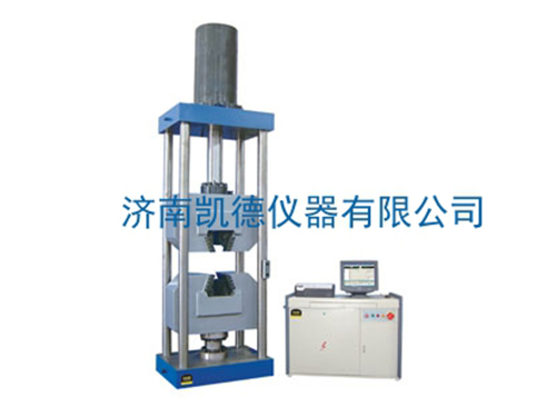 WAW-100-2000D series microcomputer controlled electro-hydraulic servo tensile testing machine (single space)